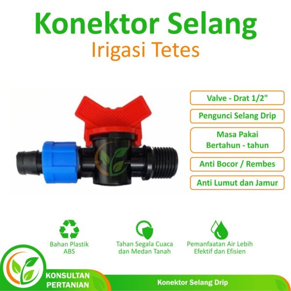 konektor selang drip