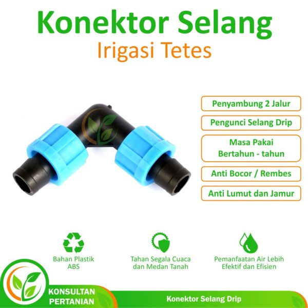 konektor selang drip