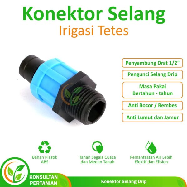 konektor selang drip