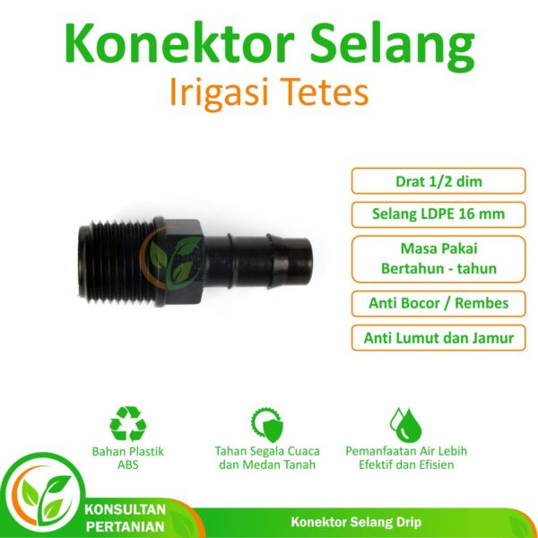 konektor selang LDPE